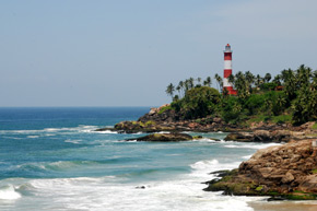 Nearby Lighthouse and beach in Kovalem