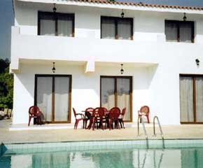villa with pool