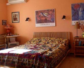 Bedroom with air conditioning