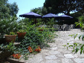Bormes-les-Mimosas Hotel terrace
