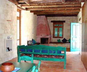 Villa living area