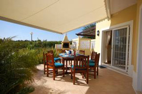 Al fresco dining area