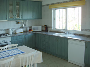 Villa Kitchen with modern appliances
