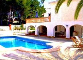 Moraira villa with pool