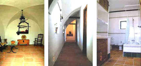 interior of villa