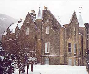 Stronvar House in Winter