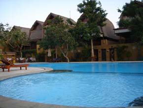 villa with pool