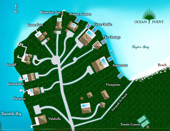 Map of Turks and Caicos Holiday Villas