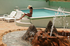 St Lucia villa pool