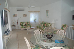 Antigua villa living room