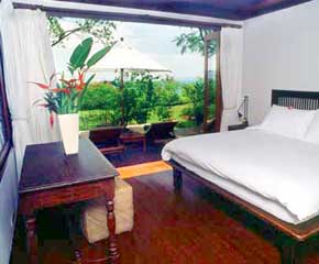 Thai villa bed
