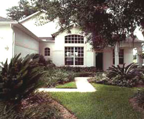 Front of Florida villa