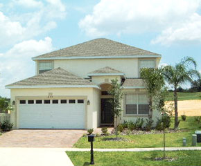 Front of villa rental