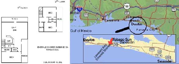 Destin map