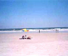 Florida East Coast Atlantic beach