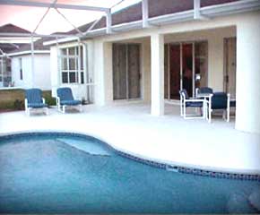 Florida Villa Pool Area