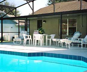 Florida villa rental with pool and lanai