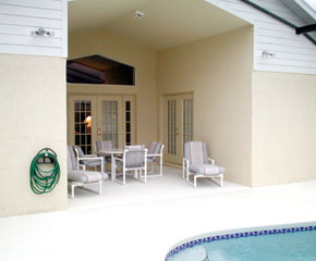 Indian Creek Villa Pool and lanai