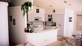 holiday villa kitchen