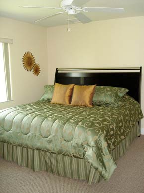 One of the 3 bedrooms