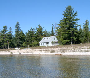 Bois Blanc Island property on Lake Huron