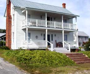 Rear view of Clyde S. Pittman home