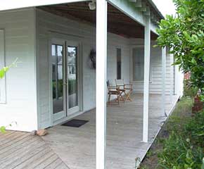 Rear porch