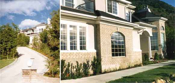 View of the front of the house